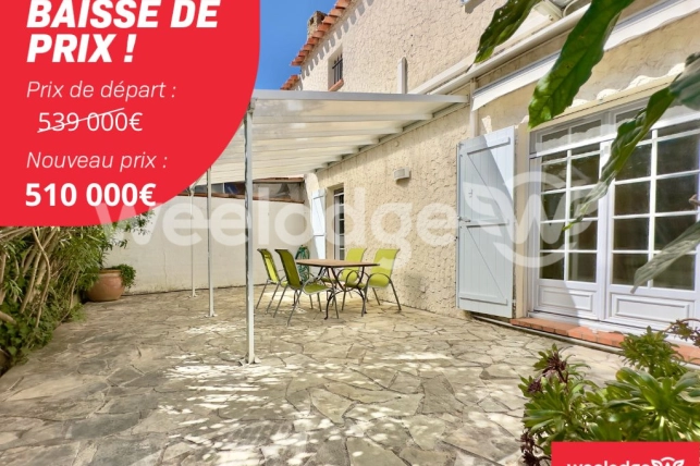 Maison à vendre 3 pièces de 90 m² à Mandelieu-la-Napoule