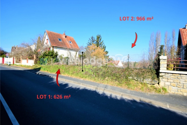 Terrain à vendre de 966 m² à Vauréal