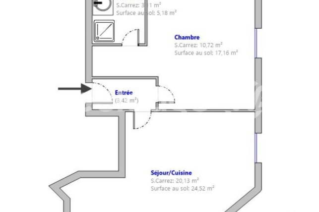 Appartement à vendre 2 pièces de 37,38 m² à Tournefeuille