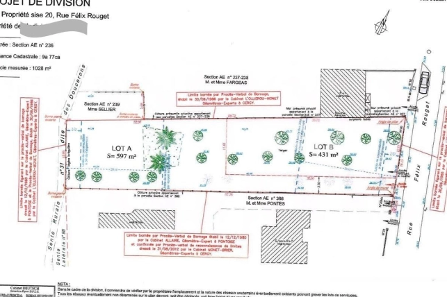 Terrain à vendre de 431 m² à Vauréal