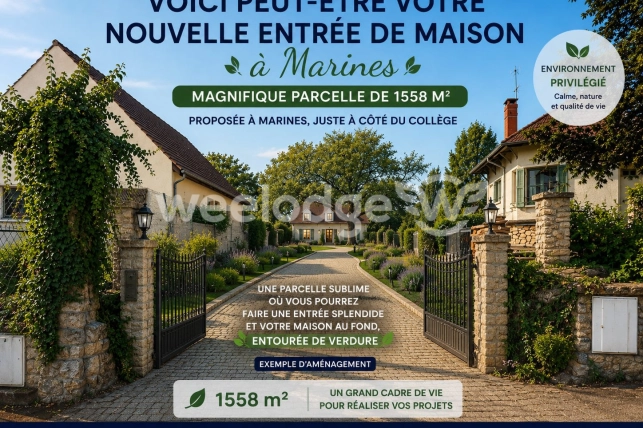 Terrain à vendre de 1558 m² à Marines