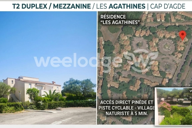 Appartement à vendre 2 pièces de 38,5 m² à Agde