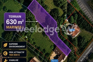 Terrain à vendre de 630 m² à Marines
