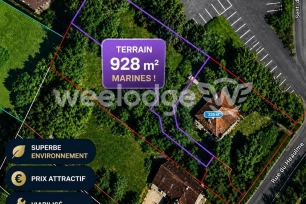 Terrain à vendre de 928 m² à Marines