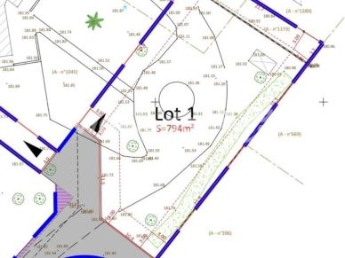 Terrain à vendre de 794 m² à Montaigut-sur-Save