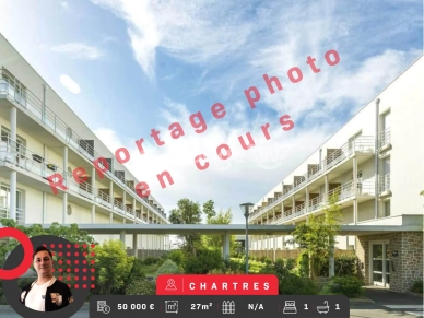 Appartement à vendre 1 pièces de 27 m² à Chartres