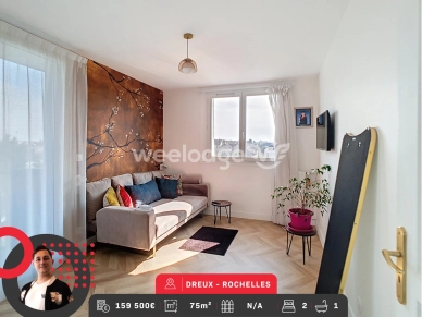 Appartement à vendre 3 pièces de 75 m² à Dreux