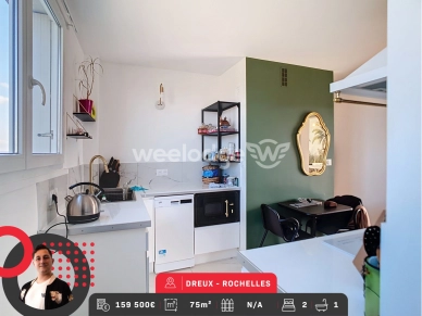 Appartement à vendre 3 pièces de 75 m² à Dreux
