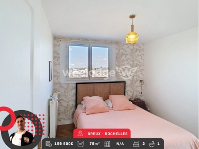Appartement à vendre 3 pièces de 75 m² à Dreux