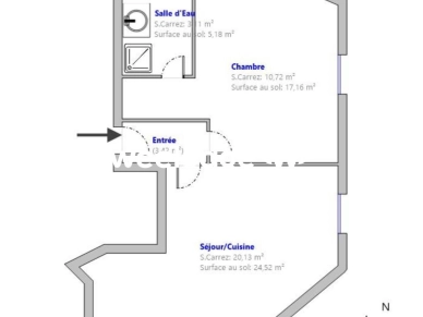 Appartement à vendre 2 pièces de 37,38 m² à Tournefeuille