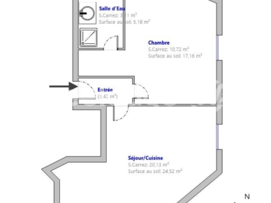 Appartement à vendre 2 pièces de 37,38 m² à Tournefeuille