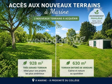 Terrain à vendre de 928 m² à Marines