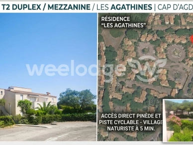 Appartement à vendre 2 pièces de 38,5 m² à Agde