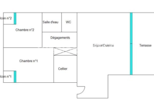 Appartement à vendre 3 pièces de 60 m² à Mauguio
