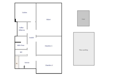 Appartement à vendre 3 pièces de 72 m² à Montmagny