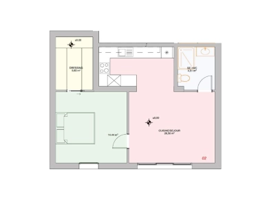 Appartement à vendre 2 pièces de 54,64 m² à Arles